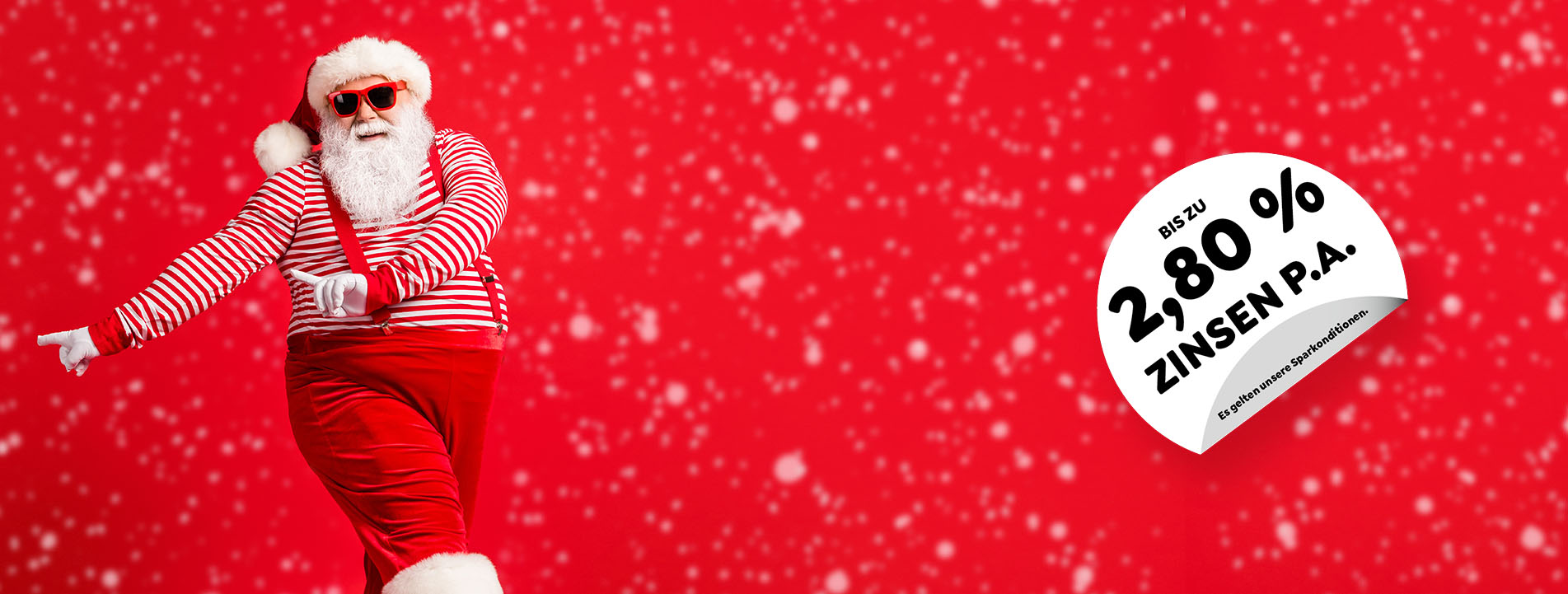 Header Frohes Sparen bis zu 2,80 % Zinsen p.a.