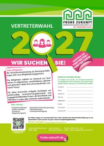 Flyer Vertreterwahl 2027