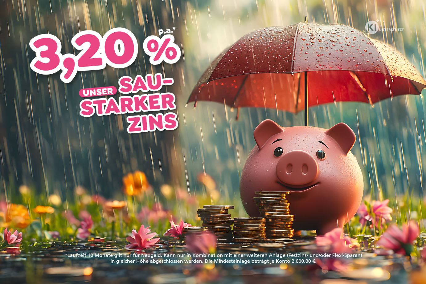 Teaser Unser saustarker Zins im Herbst 2026 KI-gestützt