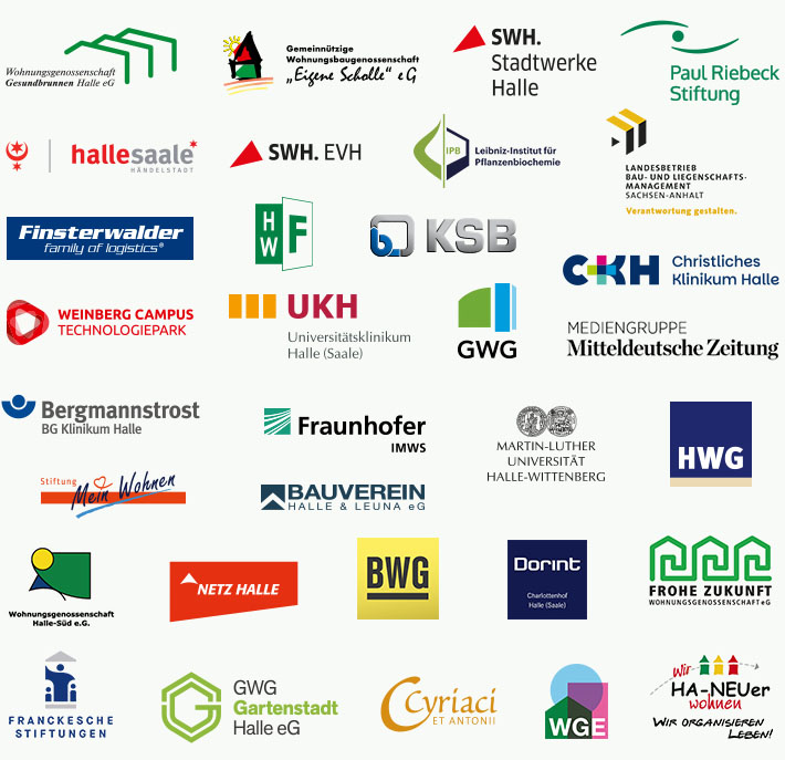 Logos der Energie-Initiative Halle Saale